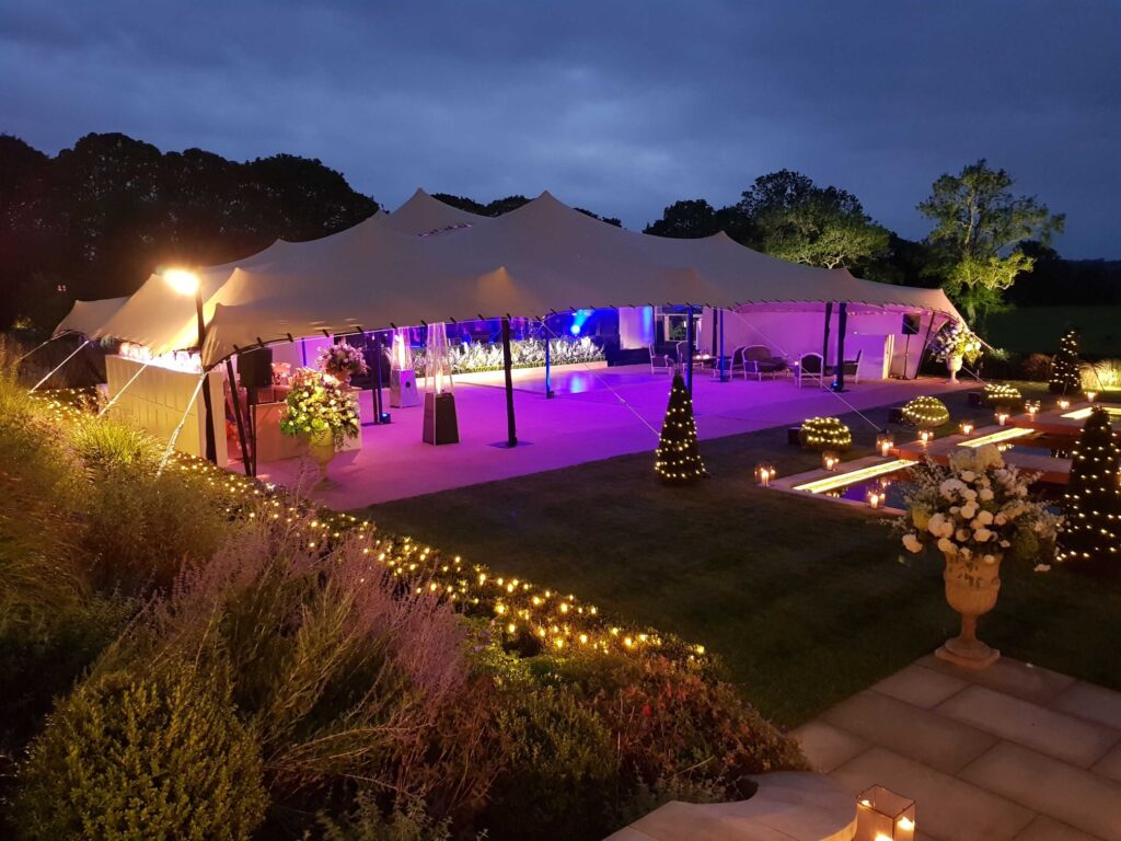 stretch tent hire