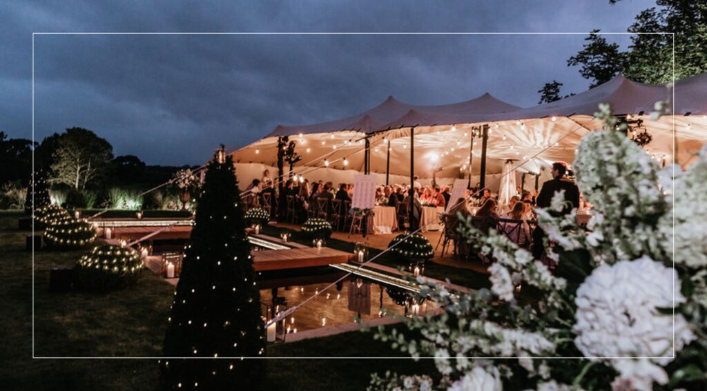 wedding stretch tent hire